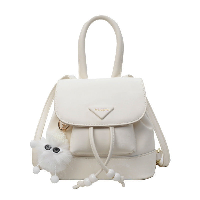 Wholesale Fashion Retro Solid Color Casual Simple Backpack